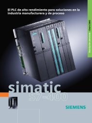 SIMATIC S7-400 - El PLC de alto rendimiento para soluciones en la ...