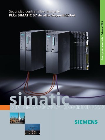 SIMATIC - Sistemas de alta disponibilidad - Seguridad contra fallos ...