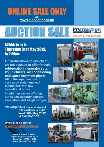 Sale Catalogue - Pro Auction