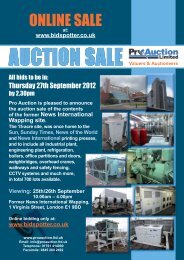 ONLINE SALE - Pro Auction