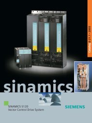 SINAMICS S120 Vector Control Drive System