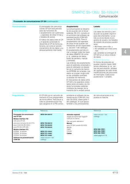 Catalogo Simatic S5