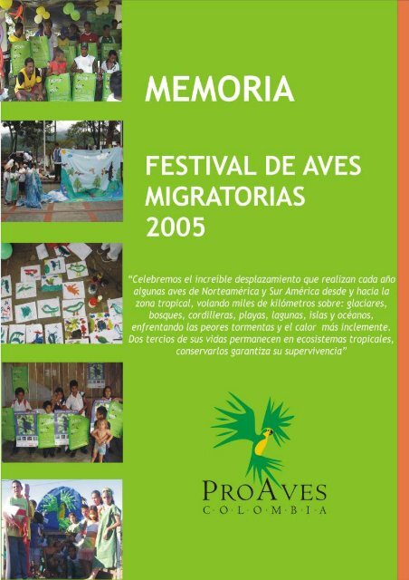Memoria Festival de Aves Migratorias 2005 - Proaves