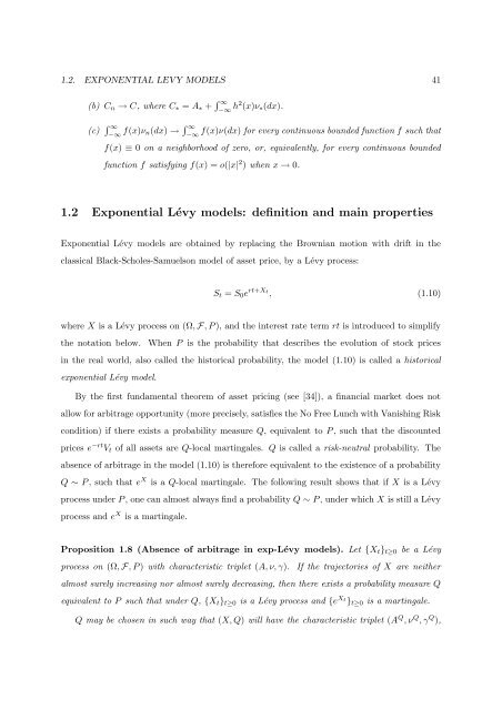 Processus de Lévy en Finance - Laboratoire de Probabilités et ...