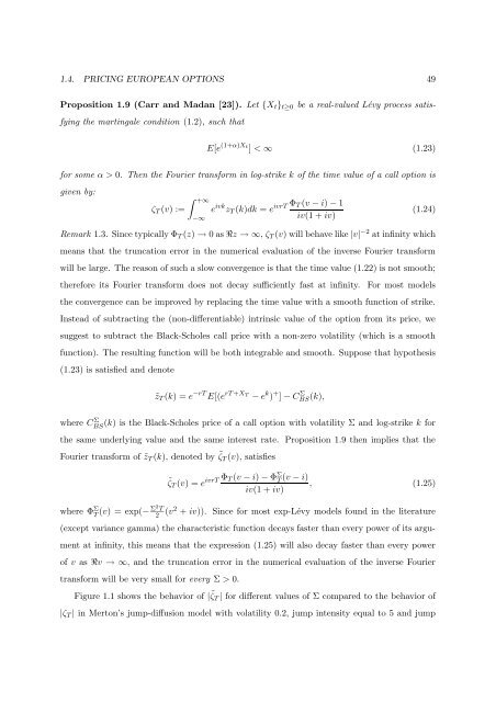 Processus de Lévy en Finance - Laboratoire de Probabilités et ...