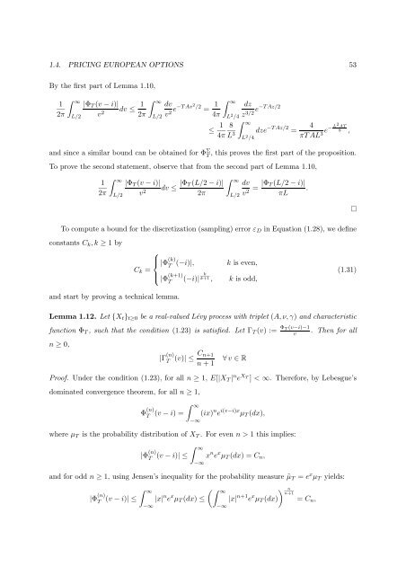 Processus de Lévy en Finance - Laboratoire de Probabilités et ...