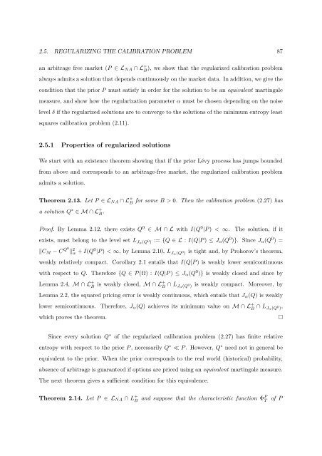 Processus de Lévy en Finance - Laboratoire de Probabilités et ...