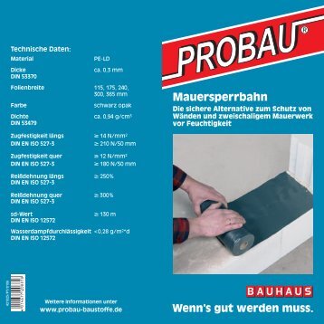 PDF Download - Probau Baustoffe
