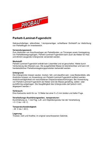 Parkett-/Laminat-Fugendicht