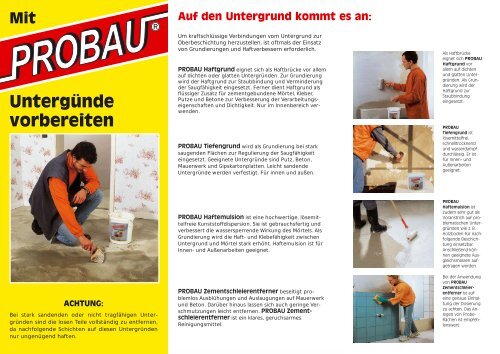 PDF Download - Probau Baustoffe