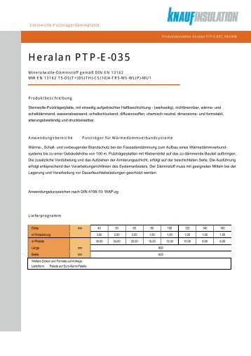 Heralan PTP-E-035