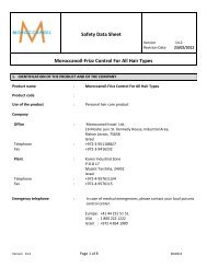 Safety Data Sheet Moroccanoil-Frizz Control For All Hair Types