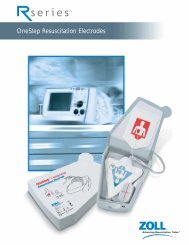 OneStep Resuscitation Electrodes - ZOLL Medical Corporation