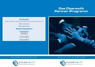 Das Clearswift Partner-Programm - Process