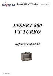 Insert 800 VT Turbo RÃ©fÃ©rence : 6682 44
