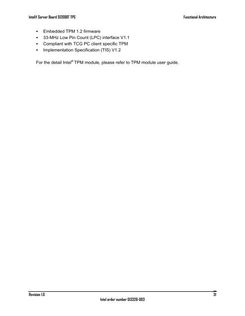 Intel Server Board S1200BT - PROconsult Data A/S