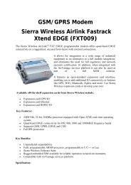 GSM/GPRS Modem Sierra Wireless Airlink Fastrack Xtend EDGE ...