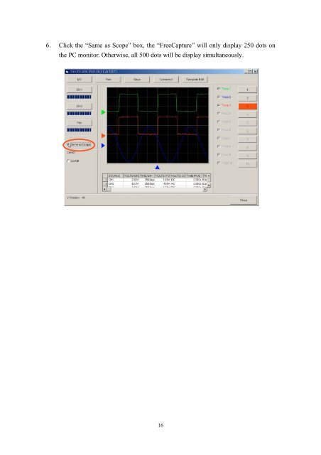âFreeCaptureâ- A PC remote control program for GDS-800 SERIES ...