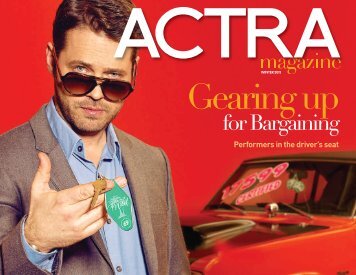 magazine forBargaining - Actra
