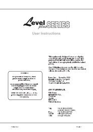 Level 12 plus User Manual - Production Services Ireland