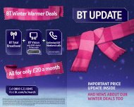 BT UPDATE - Great value broadband, phone, digital TV and mobile ...