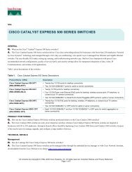 CISCO CATALYST EXPRESS 500 SERIES SWITCHES