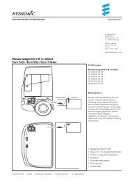 Wasserheizgerät D 9 W im IVECO Euro Tech / Euro ... - Sanz Clima