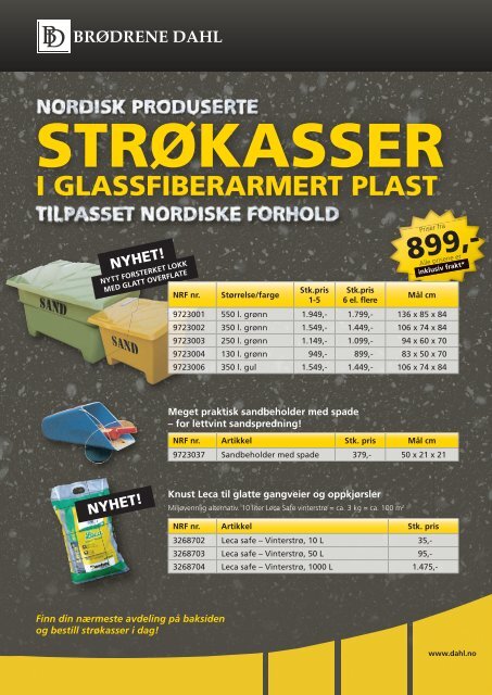 I GLASSFIBERARMERT PLAST - Produktfakta
