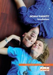 NOMAÂ®PArkett Insulation - Produktfakta