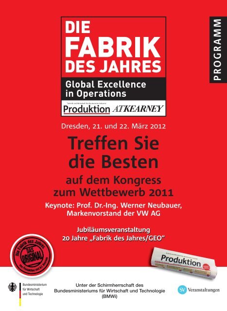 Die Fabrik des Jahres 2011 - Produktion