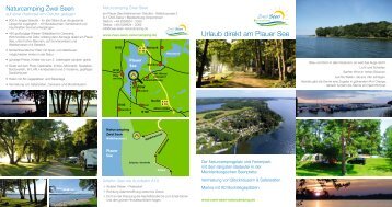 Naturcamping Zwei Seen - Urlaub direkt am Plauer See