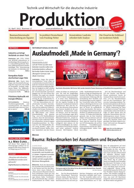 Ausgabe - 17 - Produktion