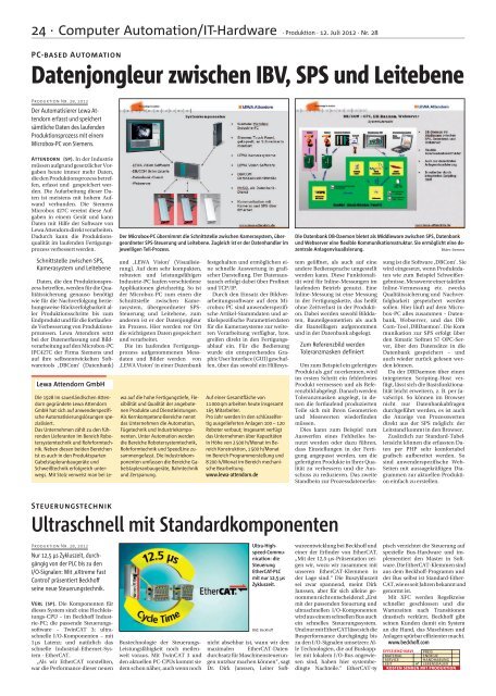 Ausgabe - 28 - 2012 - Produktion