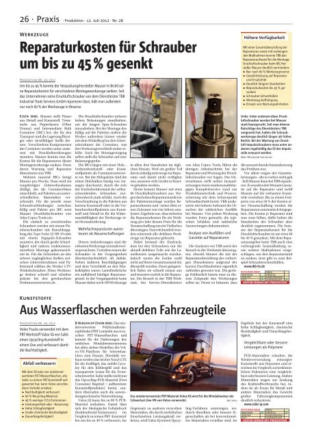 Ausgabe - 28 - 2012 - Produktion