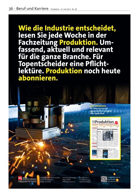 Ausgabe - 28 - 2012 - Produktion