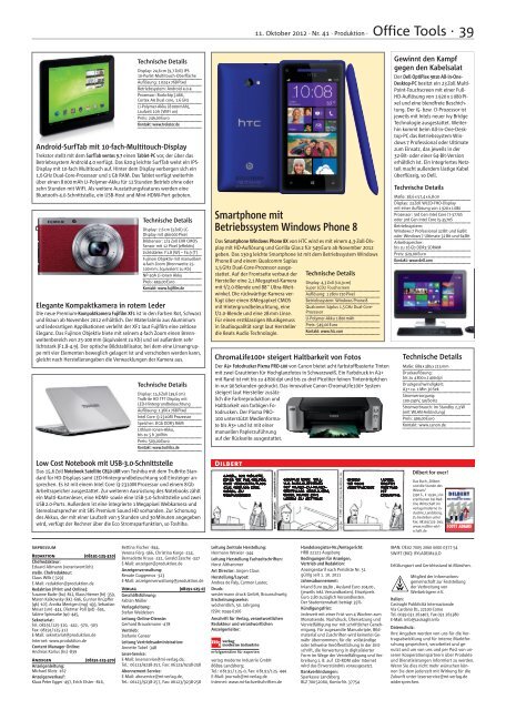 Ausgabe - 41 - 2012 - Produktion