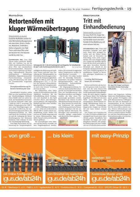 Ausgabe - 31-32 - 2013 - Produktion