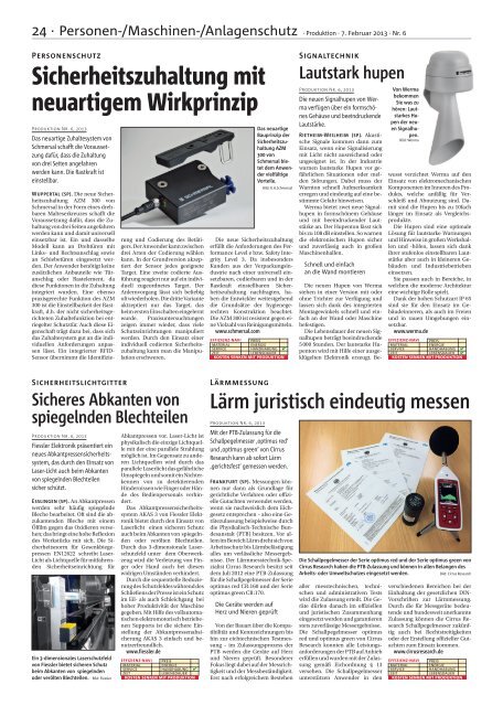 Ausgabe - 06 - Produktion