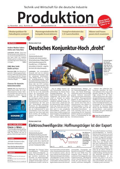 Ausgabe - 46 - 2013 - Produktion