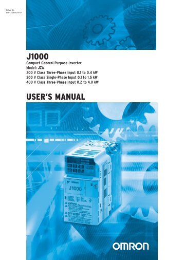 J1000 USER'S MANUAL