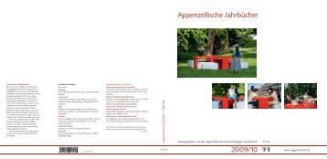 Jahrbuch 2009/10 - Appenzellische Gemeinnützige Gesellschaft