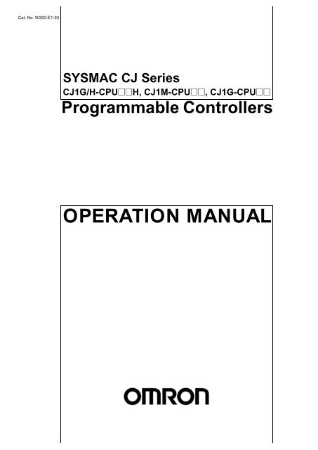 Operation Manual Operation Manual