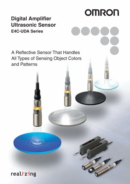 E4C-UDA Series Digital Amplifier Ultrasonic Sensor