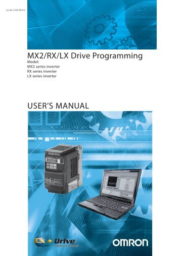 MX2/RX/LX Drive Programming USER'S MANUAL