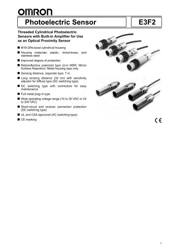 Photoelectric Sensor E3F2