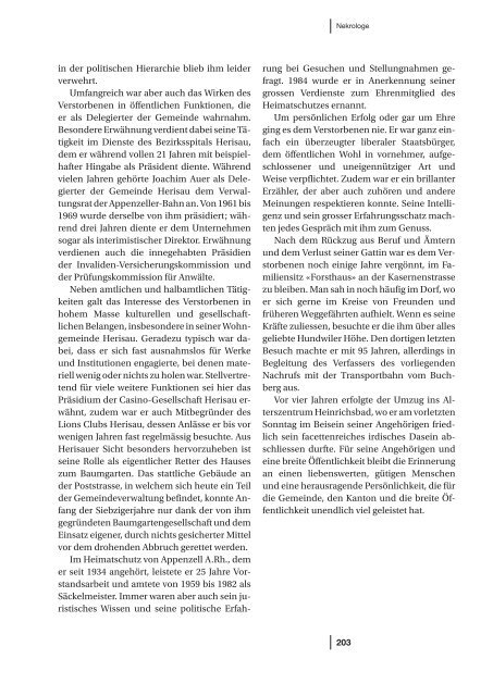 Appenzellische Jahrbücher - Appenzellische Gemeinnützige ...