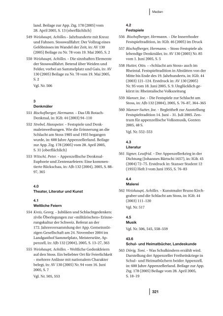 Appenzellische Jahrbücher - Appenzellische Gemeinnützige ...