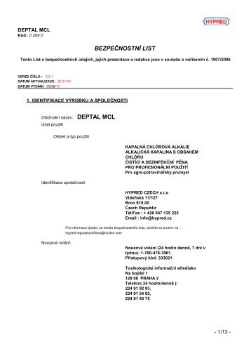 MSDS DEPTAL MCL-3661.pdf - Profarm