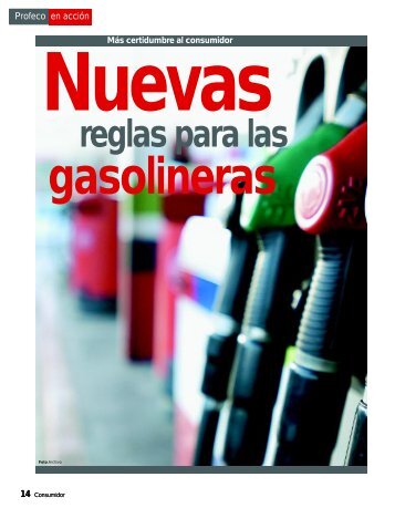 Nuevas reglas para las Gasolineras - Profeco