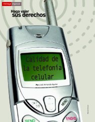 Calidad de la telefonía celular - Profeco